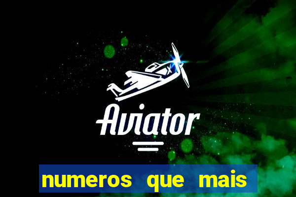 numeros que mais saem no minas cap